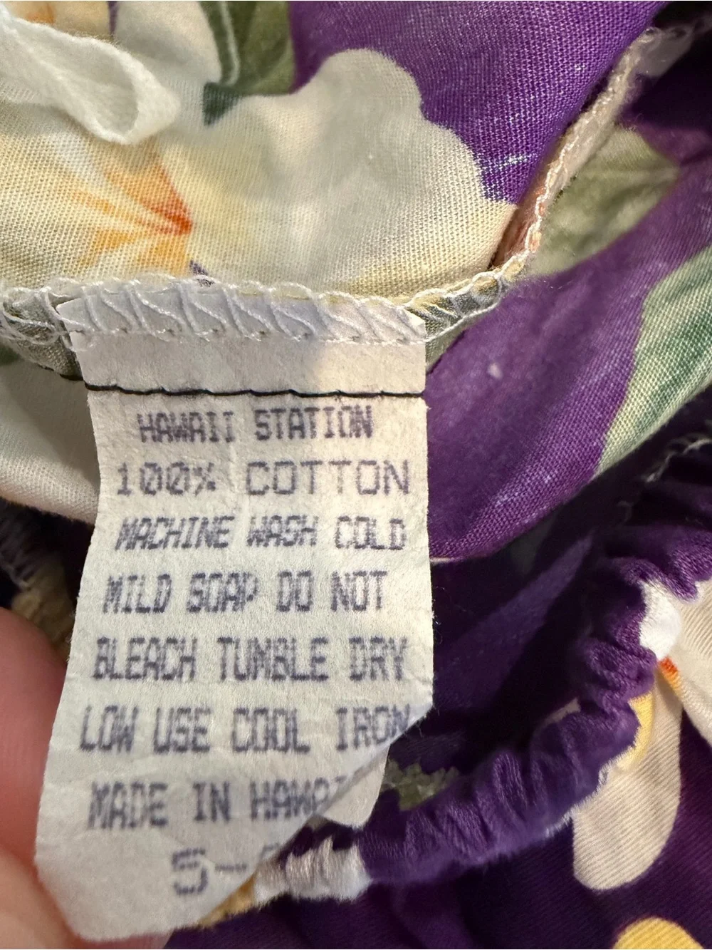 Hawaii Station Purple Plumeria Hawaiian Shirt Shorts Set 5-6